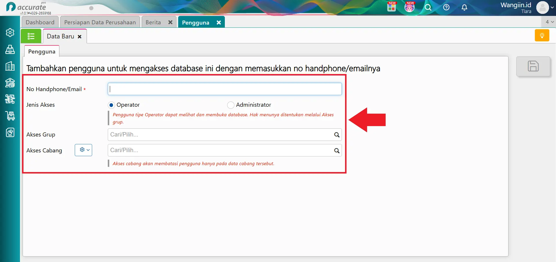 menambahkan karyawan